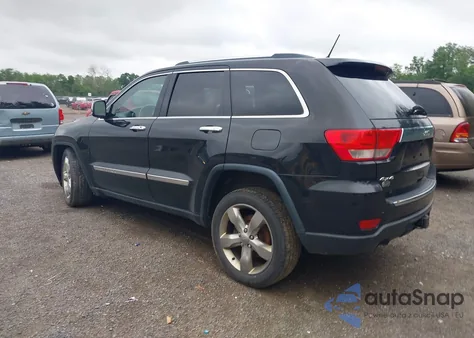 2013 Jeep Grand Cherokee Overland из США, поврежденный, VIN 1C4RJFCT2DC525689